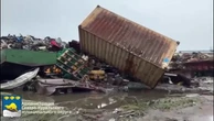 New CCTV shows ceilings caving in as massive earthquake hit Russia