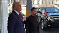 Watch Trump’s first remarks to Zelensky as Ukrainian leader arrives