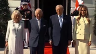 Donald Trump and Melania welcome King and Queen to the White House