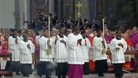 Watch cardinals celebrate final Mass ahead of conclave to elect pope