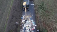 Man to stand trial over 27 tonnes of fly-tipping which blocked lane