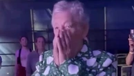 Ian McKellen fights back tears during touching moment at Glastonbury