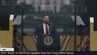 JD Vance’s wedding anniversary takes backseat to Trump parade
