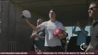 Charlie Kirk’s last moments at Utah University shown in tribute video