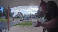 Chaos ensues after child accidentally puts car in reverse