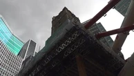 Medieval London church lifted into sky as office is built underneath