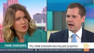 Susanna Reid clashes with Robert Jenrick over fare dodgers video