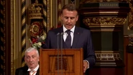 Macron makes Brexit joke in address to Parliament during state visit