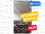 Vídeo não mostra tornado no Paraná; imagem foi feita com IA