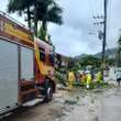 Bombeiros alertam para risco de deslizamentos após chuva em SC