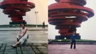 Ele apareceu em foto da esposa 11 anos antes de se conhecerem: 'Em choque'