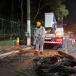 Enel retira mais de 5 toneladas de cabos clandestinos e irregulares em SP