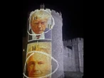 Protesto criativo viraliza com projeções retratando amizade de Trump e Epstein no Castelo de Windsor; veja as imagens