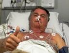 Bolsonaro publica foto internado por complicações no intestino