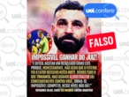 Não há evidências de que Salah criticou arbitragem de Egito x Argentina
