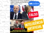 É falso que seguranças de Trump expulsaram Lula de reunião do G7