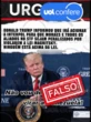 É falso que Trump tenha dito que vai acionar a Interpol contra Moraes