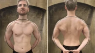 'Pensei que ele estava segurando um bambolê': tatuagem simétrica viraliza