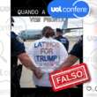 É falsa imagem de mulher deportada com camisa 'Latinos for Trump'