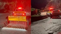 Por que polícia espalhou 500 kg de sal em rodovia de SC durante frente fria