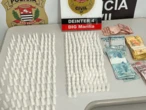 Homem é preso com 362 pinos recheados com cocaína e R$ 1,3 mil em dinheiro