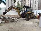 Prefeitura retoma área invadida usada como estacionamento irregular no Engenho de Dentro