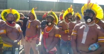 Indígenas protestam contra PL de demarcação de terras. Veja imagens