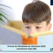 Provas da Olimpíada de Literatura 2025 acontecem hoje (06)
