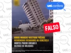 Vídeo mostra queda de prédio após terremoto na Turquia, e não na Venezuela