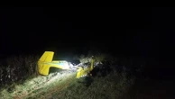 Porcos na pista forçaram avião que caiu em MS a arremeter, diz bombeiro