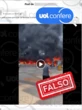 Gravação mostra incêndio na China, não ataque do Irã a Israel