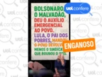 Devolução de auxílio emergencial atinge só quem recebeu benefício indevido