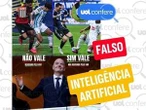 Imagem de falta de Messi contra jogador da Inglaterra foi manipulada por IA