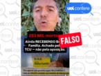 TCU não apontou que 283 mil mortos recebem Bolsa Família no governo Lula