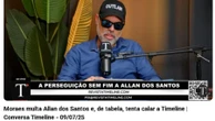 Moraes multa Allan dos Santos em R$ 50 mil após live contra o STF