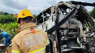 Casal e bebê de 1 ano que estavam em ônibus iam passar Natal na Bahia