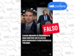 Casa Branca não desmentiu reunião entre Trump e Flávio Bolsonaro