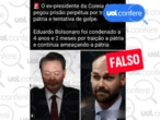 STF condenou Eduardo Bolsonaro por coação, e não por traição à pátria