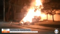 Jovem morre carbonizado em acidente em SP; carro pegou fogo e explodiu