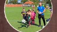 Sport und Spiel mit 250 Kindern im Neugersdorfer Stadion