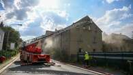 Schon wieder Feuer in Löbau - Wehren löschen leerstehendes Haus