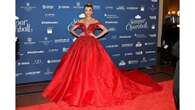 Semperopernball 2024 in Dresden: Annika Gassner trug das schönste Kleid des Abends