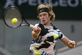 Humbert upsets Rublev to win Halle final