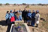 Nuwe grafsteen vir Thaba Nchu-stamhoof onthul