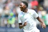 Kwena Maphaka, SA's youngest ever player, handling Test lessons served at Newlands