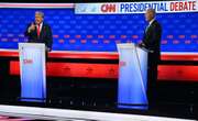 Biden delivers shaky performance under Trump's barrage of falsehoods at first debate