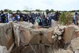 Mixed reactions as mine rescue team arrives to retrieve zama zamas at abandoned mine in Stilfontein