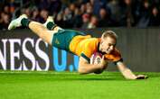 Wallabies raap oorwinning op voor Rose se neuse