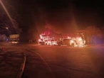 Translux-bus brand uit in Smithfield