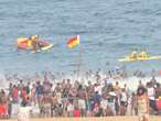 WATCH | Huge holiday turnout at Durban beaches in scorching heat keeps lifeguards on their toes